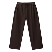 Los Angeles Apparel 8.5oz Heavy Jersey Wide Garment Dyed Casual Pants - Choco