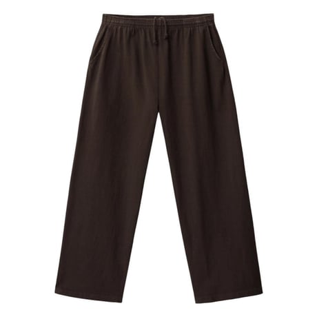 Los Angeles Apparel 8.5oz Heavy Jersey Wide Garment Dyed Casual Pants - Choco