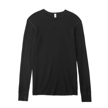 Los Angeles Apparel Poly-Cotton Thermal L/S Crewneck