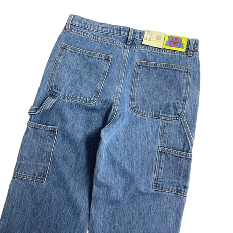 NEO BLUE Baggy Carpenter Jeans Medium Blue