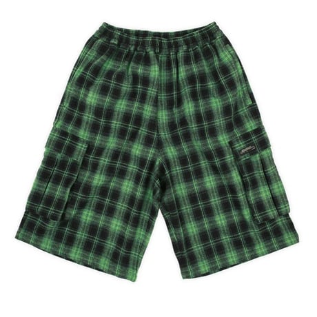 YARDSALE SHORELINE PLAID SHORTS - Green