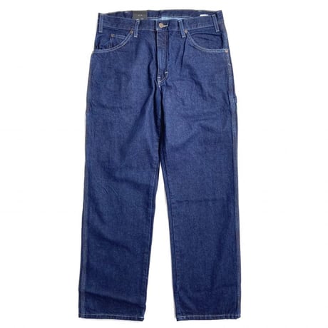 Dickies Relax Fit Straight Leg Carpenter Duck Jeans Rinsed Indigo Blue (RNB)