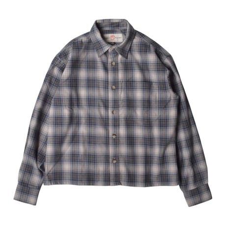 Free Planet Plaid Flannel Shirts - Light Blue Multi