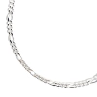925 Sterling Silver 1.5mm Figaro Chain Necklace