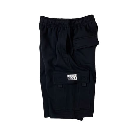 PRO CLUB Heavyweight Fleece Cargo Shorts - Black