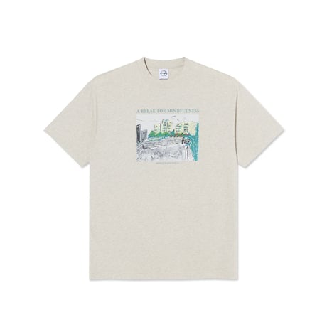 Polar Skate Mindfulness Tee - Ivory Grey