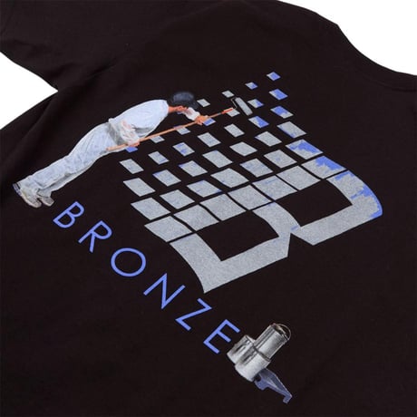BRONZE56K Roller Logo Tee -  Black