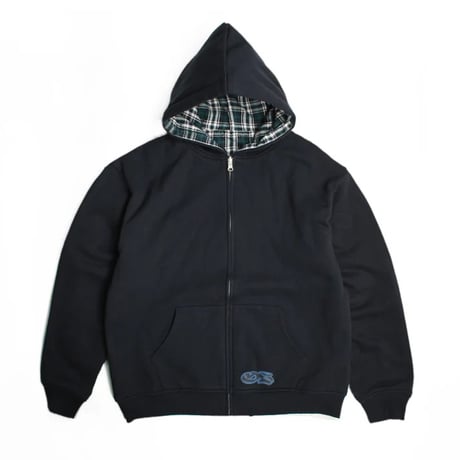 Yardsale Reversible Flannel Hoodie - Green