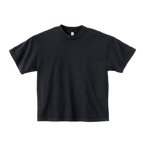 Los Angeles Apparel 8.5oz S/S Wide Garment Dye Tee [1201WGD] - Black