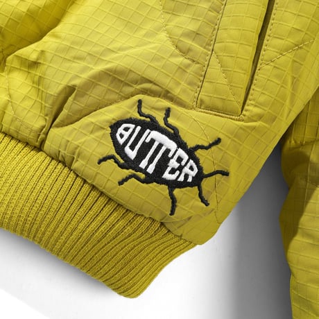 BUTTER GOODS Roach Bomber Jacket - Lime