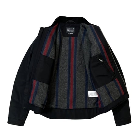 Carhartt USA Relaxed Fit Duck Blanket-Lined Detroit Jacket Black