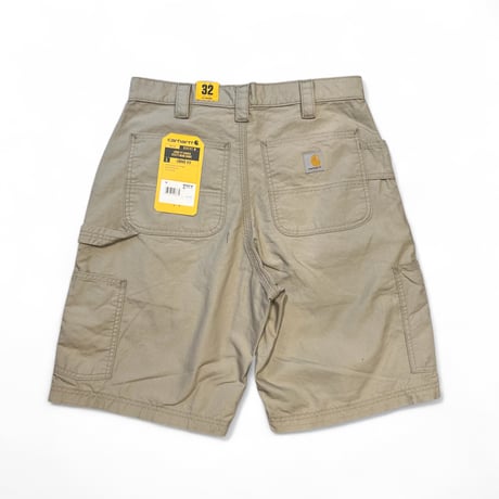 CARHARTT B147 Loose Fit Canvas Utility Work Shorts - Tan