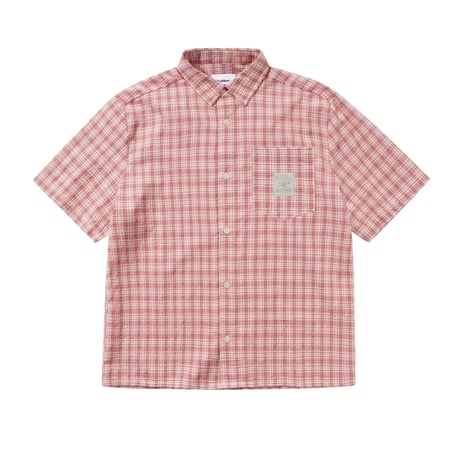 BUTTER GOODS Equipment S/S Shirt - Red