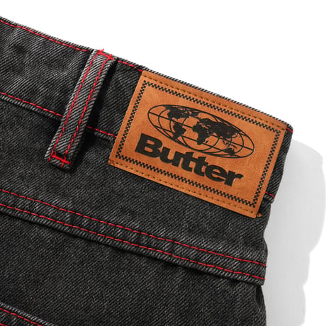 Butter Goods Encounter Denim Jeans - Tinted Washed Black