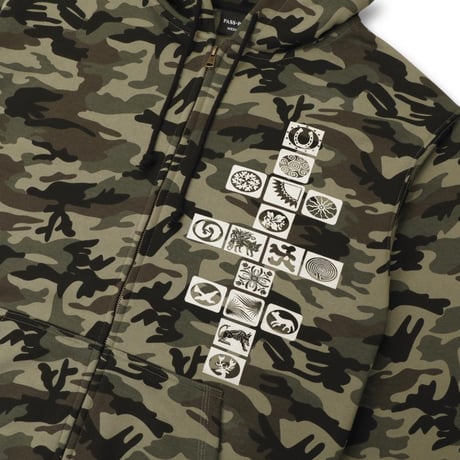 Pass~Port Kollaasi Zlp Hoodie - Woodland