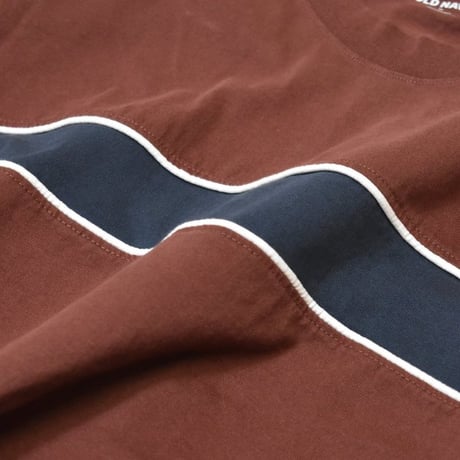 Old Navy Heavyweight Chest-Stripe T-Shirts - Root Beer
