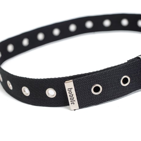 Hoddle HDL Eyelet Belt - Black