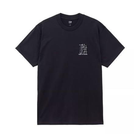 OBEY Studios Catalogue Tee - Black Faded Wash