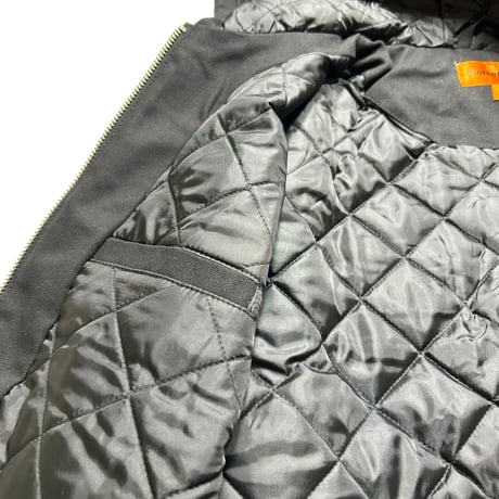 CornerStone Duck Cloth Hooded Work Jacket Black