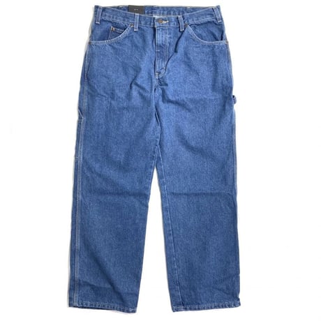 Dickies Relax Fit Straight Leg Carpenter Duck Jeans Stone Wash Denim (SNB)