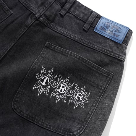 BUTTER GOODS Bronco Denim Jeans - Washed Black