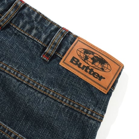 BUTTER GOODS Blotch Denim Jeans - Streaky Navy