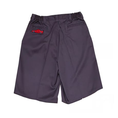 PEELS GREY SHORTS WITH CAR LOGO