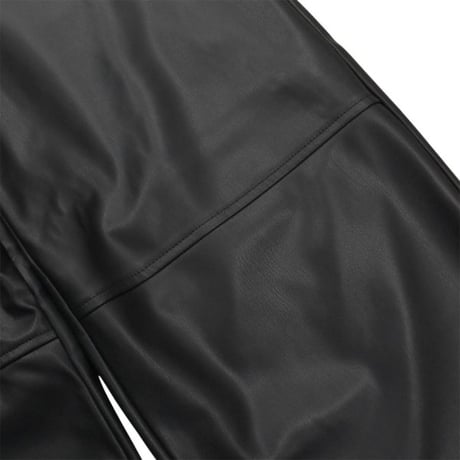 Calvin Klein PU Leather Pants - Black