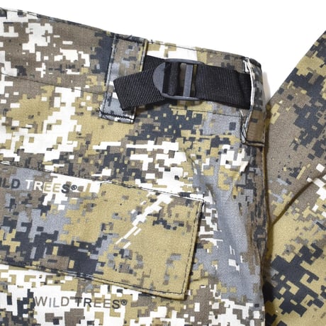 World Famous Sports BC454-417 Brushed Cotton 6pocket Cargo Pants Predator Camo