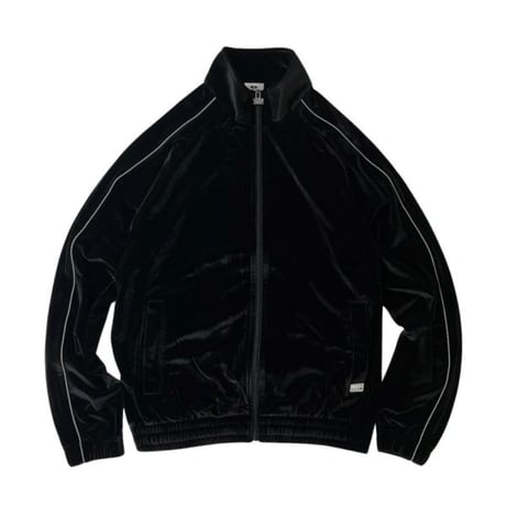 PRO CLUB Comfort Velour Track Jacket - Black