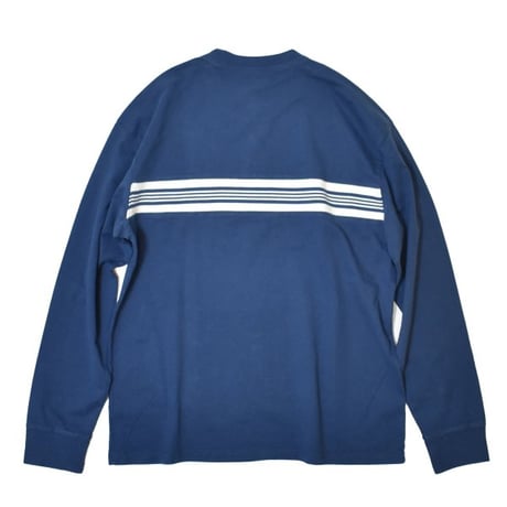 Old Navy Heavyweight Chest-Stripe T-Shirts - Pacific Blue
