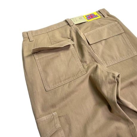 NEO BLUE Baggy Cargo Skate Pants Khaki