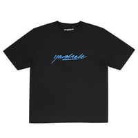 Yardsale Script Sludge T-shirt- Black
