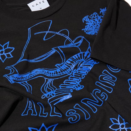 Cafe Gaurab Sketches T-Shirt - Black