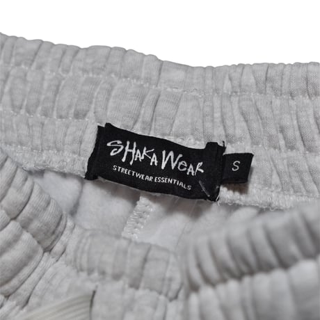 Shakawear Baggy Fleece Shorts - Heather White