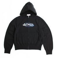 Yardsale Glitz Knitted Hood - Black