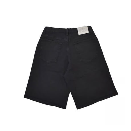 PRO CLUB Heavyweight Baggy Denim Shorts - Black