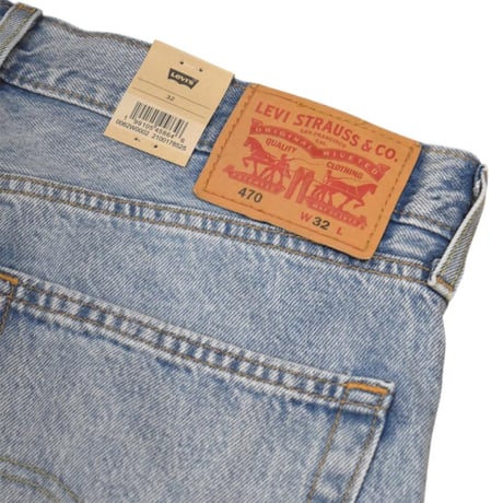 Levi's 470 Baggy Shorts - Sunrise Morning 0002