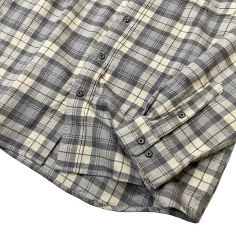 Carhartt L/S Loose Fit Heavyweight Flannel Plaid Shirts Grey