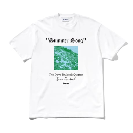 BUTTER GOODS Summer Song Tee - White