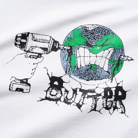 BUTTER GOODS Drill Tee - White