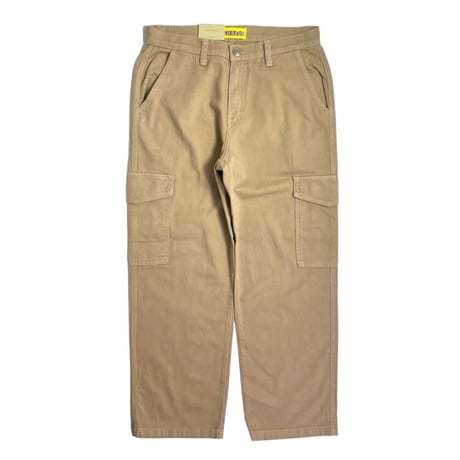 NEO BLUE Baggy Cargo Skate Pants Khaki