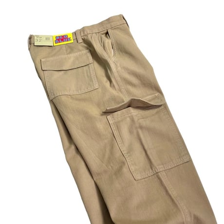 NEO BLUE Baggy Cargo Skate Pants Khaki