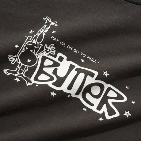 BUTTER GOODS Pay Up Tee - Charcoal