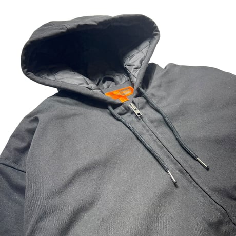 CornerStone Duck Cloth Hooded Work Jacket Black