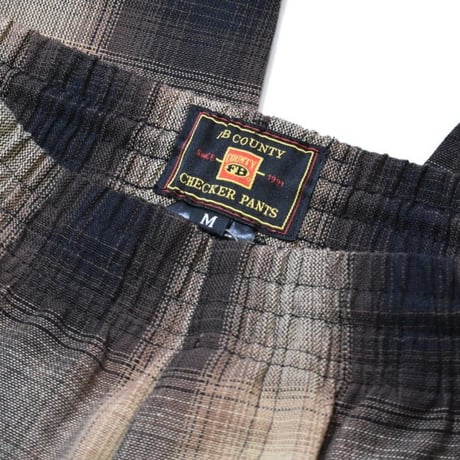 FB County Cargo Checker Pants - Black/Tan