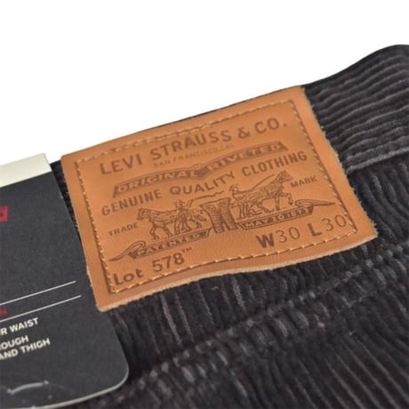 Levi's 578-0043 Baggy Corduroy Pants - Black