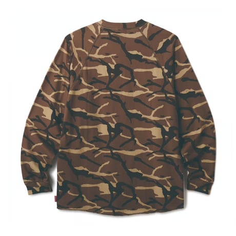 HELLRAZOR Henry Longsleeve Shirt - Coyote Camo
