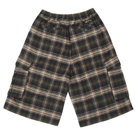 YARDSALE Shoreline Plaid Shorts - Brown