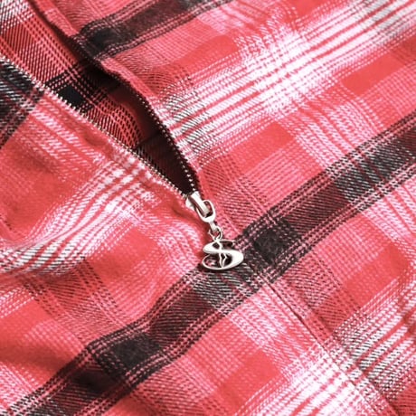 Yardsale Tartan Full-Zip Hood - Red
